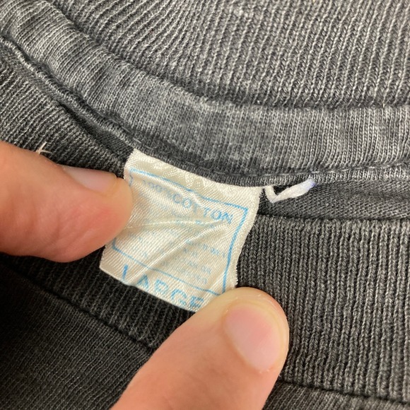 Vintage Rolling Stones Shirt Mens M Black Red 1989 Urban Jungle Europe Tour 80s - Picture 7 of 16